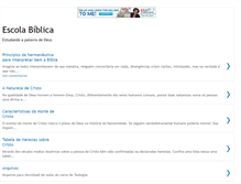 Tablet Screenshot of escolabiblica.com.br